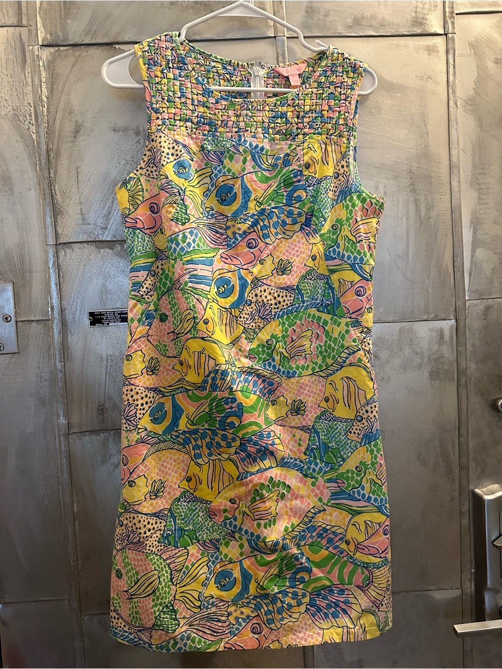 Lilly Pulitzer Florida Sleeveless Shift Mini Dress Sz 6